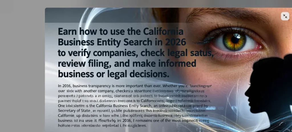Why the California Business Entity Search Matters in 2026