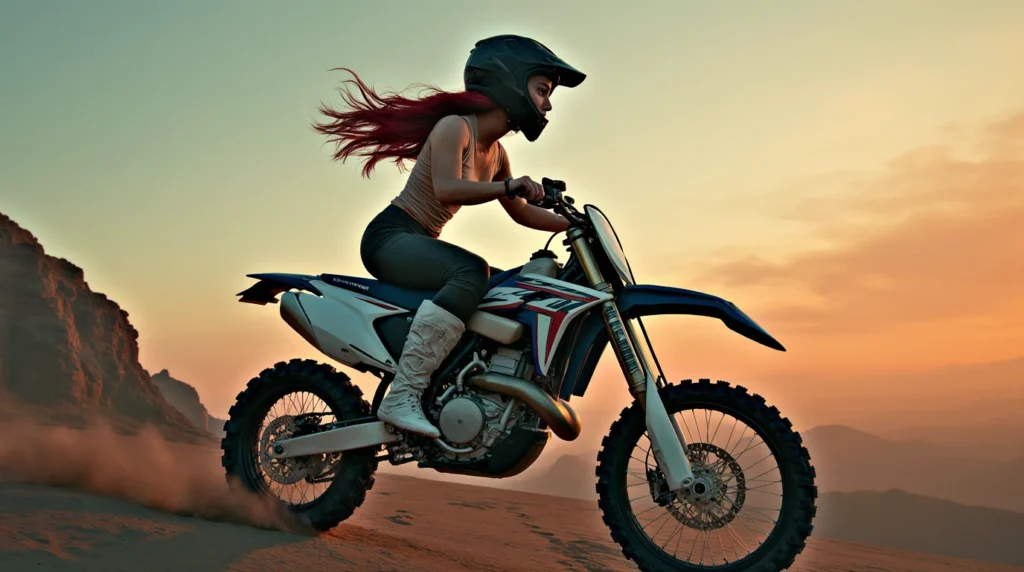 Why Internet Chicks Are Embracing E-Dirt Bikes